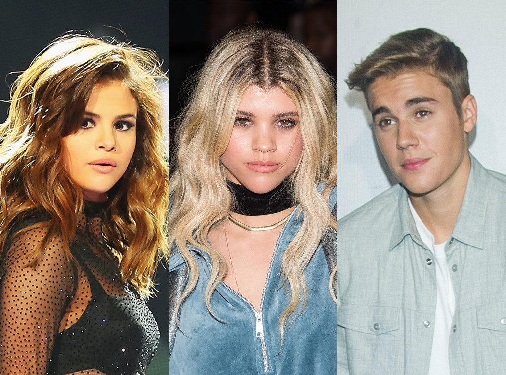 Selena Gomez, Sofia Richie, Justin Bieber Selena Gomez, Sofia Richie, Justin Bieber